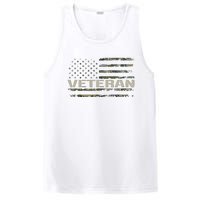 Soldier Military Camo Veteran American Flag PosiCharge Competitor Tank