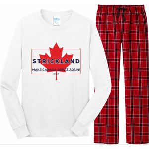 Strickland Make Canada Great Again 2024 Long Sleeve Pajama Set