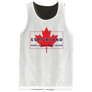 Strickland Make Canada Great Again 2024 Mesh Reversible Basketball Jersey Tank