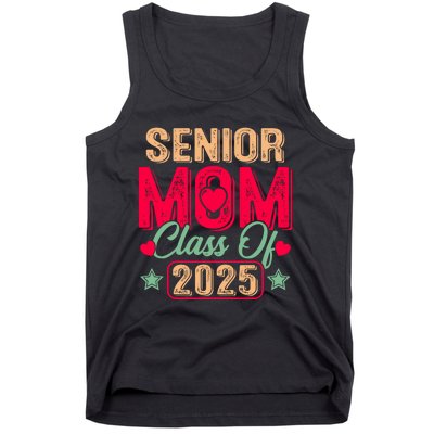 Senior Mom Class Of 2025 Proud Mom Of Graduate Heart Mom Tank Top