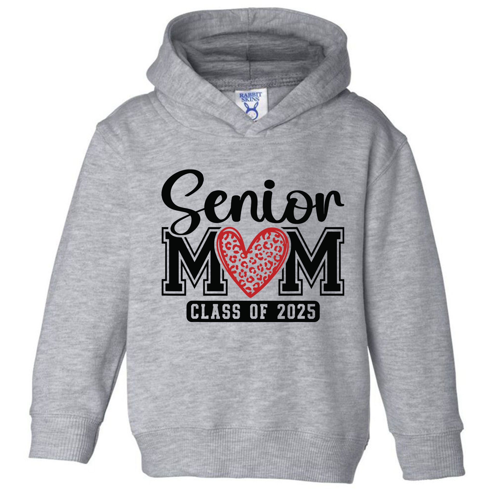 Senior Mom Class Of 2025 Graduation Vintage School Spirit Toddler Hoodie