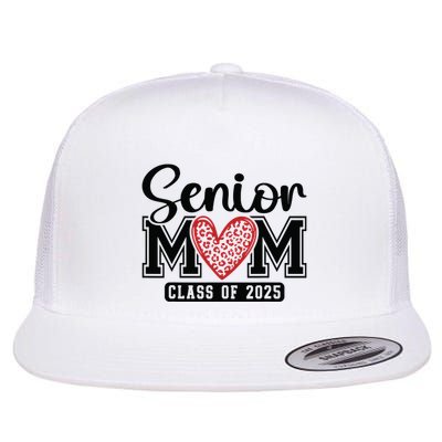 Senior Mom Class Of 2025 Graduation Vintage School Spirit Flatbill Hat