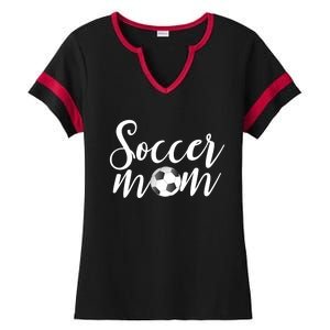 Soccer Mom Cute MotherS Day Gifts Ladies Halftime Notch Neck Tee