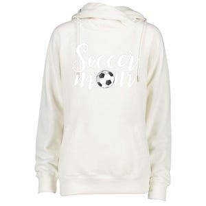 Soccer Mom Cute MotherS Day Gifts Womens Funnel Neck Pullover Hood