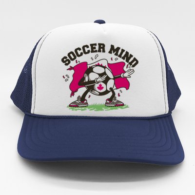 Soccer Mind Canadian Flag Sport Trucker Hat