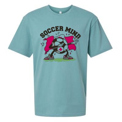 Soccer Mind Canadian Flag Sport Sueded Cloud Jersey T-Shirt