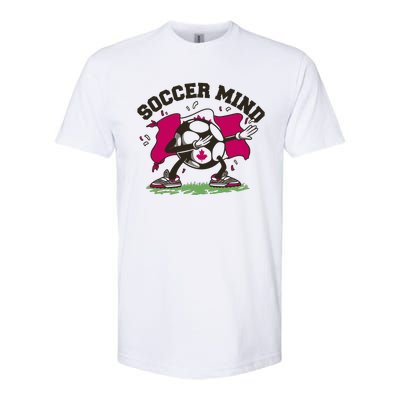 Soccer Mind Canadian Flag Sport Softstyle® CVC T-Shirt