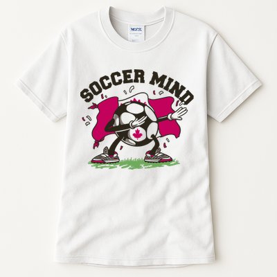 Soccer Mind Canadian Flag Sport Tall T-Shirt