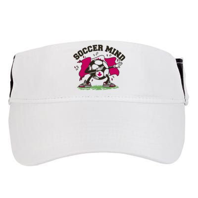 Soccer Mind Canadian Flag Sport Adult Drive Performance Visor