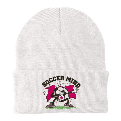 Soccer Mind Canadian Flag Sport Knit Cap Winter Beanie