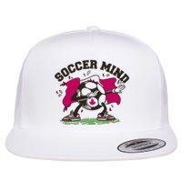 Soccer Mind Canadian Flag Sport Flat Bill Trucker Hat