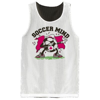 Soccer Mind Canadian Flag Sport Mesh Reversible Basketball Jersey Tank