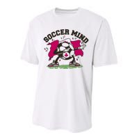 Soccer Mind Canadian Flag Sport Performance Sprint T-Shirt