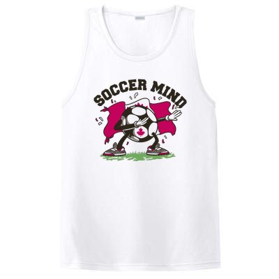 Soccer Mind Canadian Flag Sport PosiCharge Competitor Tank