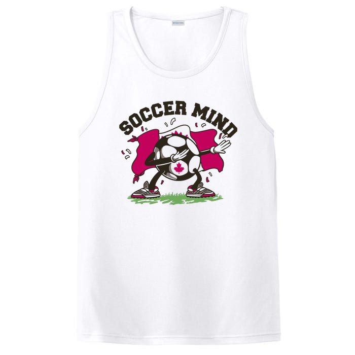 Soccer Mind Canadian Flag Sport PosiCharge Competitor Tank