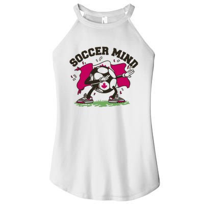 Soccer Mind Canadian Flag Sport Women’s Perfect Tri Rocker Tank