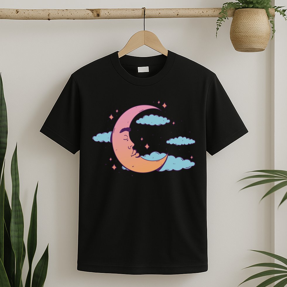 Sleeping Moon Cloud T-Shirt