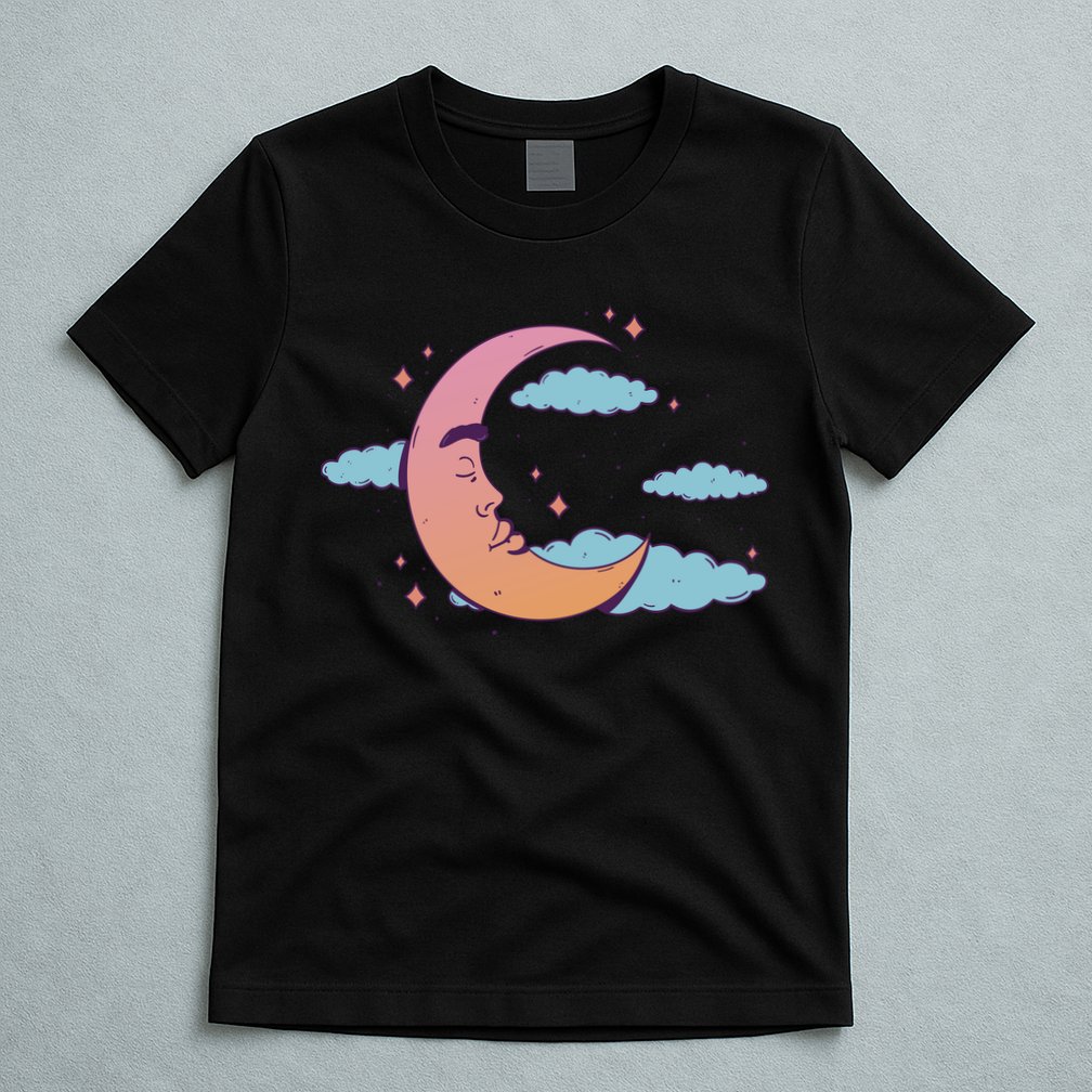 Sleeping Moon Cloud T-Shirt