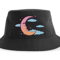 Sleeping Moon Cloud Sustainable Bucket Hat