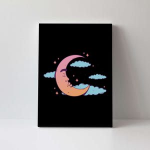 Sleeping Moon Cloud Canvas