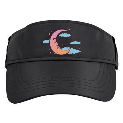 Sleeping Moon Cloud Adult Drive Performance Visor