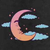 Sleeping Moon Cloud Adult Drive Performance Visor