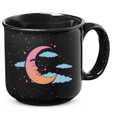 Sleeping Moon Cloud 15oz Campfire Ceramic Mug