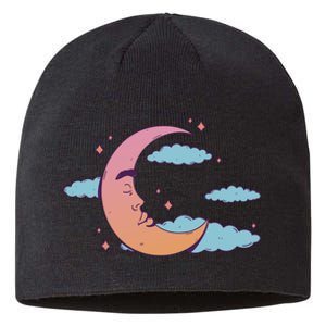 Sleeping Moon Cloud Sustainable Beanie