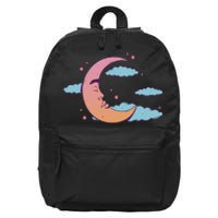 Sleeping Moon Cloud 16 in Basic Backpack