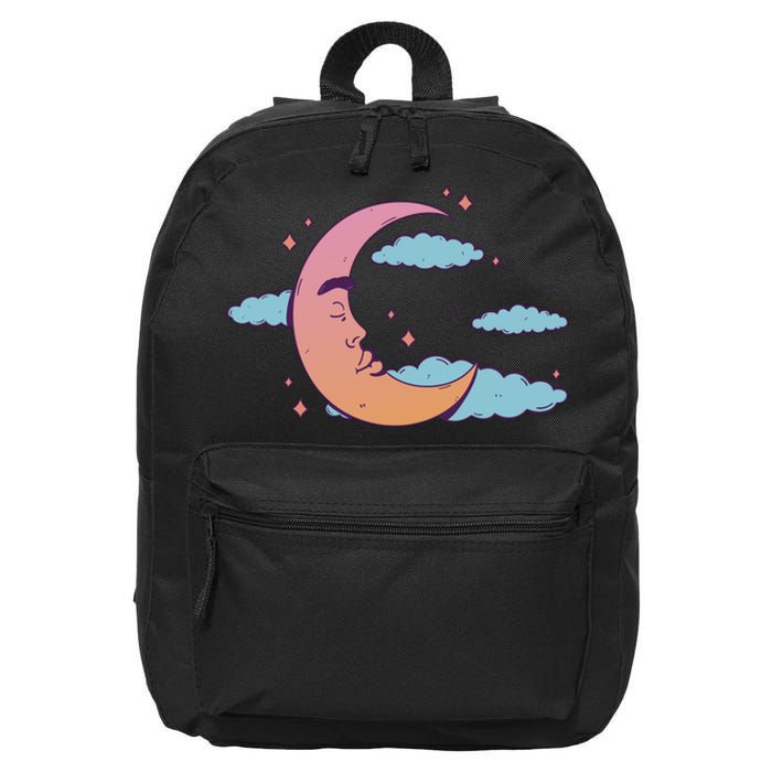 Sleeping Moon Cloud 16 in Basic Backpack