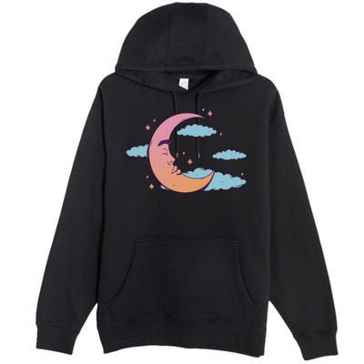 Sleeping Moon Cloud Premium Pullover Hoodie