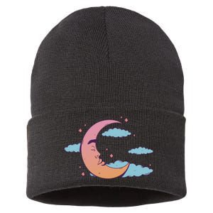 Sleeping Moon Cloud Sustainable Knit Beanie