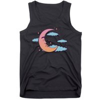 Sleeping Moon Cloud Tank Top