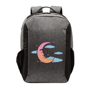 Sleeping Moon Cloud Vector Backpack