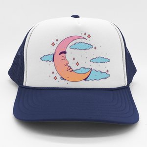 Sleeping Moon Cloud Trucker Hat