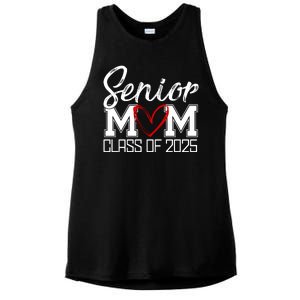 Senior Mom Class Of 2025 Heart Ladies PosiCharge Tri-Blend Wicking Tank