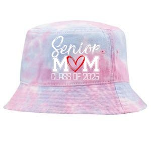 Senior Mom Class Of 2025 Heart Tie-Dyed Bucket Hat