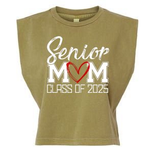 Senior Mom Class Of 2025 Heart Garment-Dyed Women's Muscle Tee