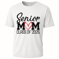 Senior Mom Class Of 2025 Heart Cooling Performance Crew T-Shirt