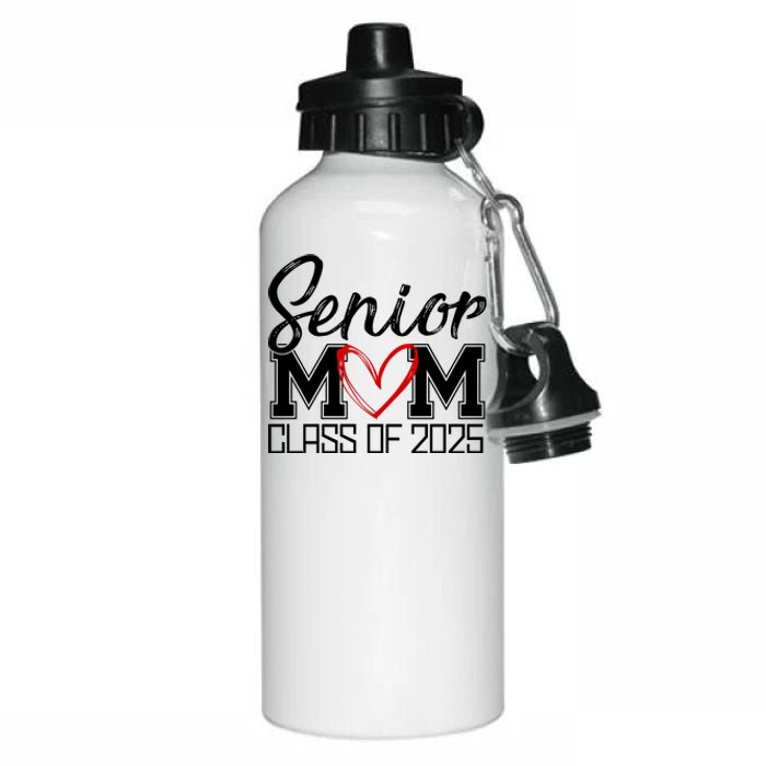 Senior Mom Class Of 2025 Heart Aluminum Water Bottle