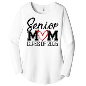 Senior Mom Class Of 2025 Heart Women's Perfect Tri Tunic Long Sleeve Shirt