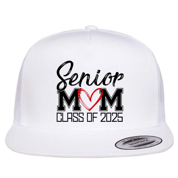 Senior Mom Class Of 2025 Heart Flatbill Hat