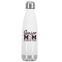 Senior Mom Class Of 2025 Heart Stainless Steel Insulated Water Bottle