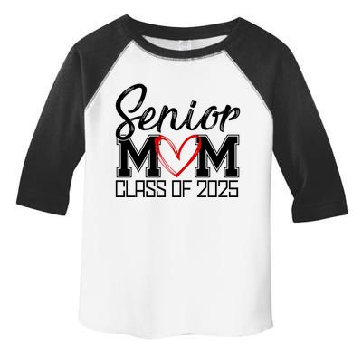 Senior Mom Class Of 2025 Heart Toddler Fine Jersey T-Shirt