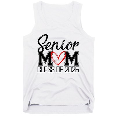 Senior Mom Class Of 2025 Heart Tank Top