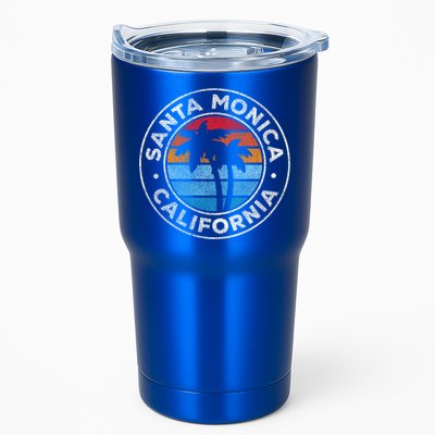 Santa Monica California Ca Vintage Graphic Retro 70s Great Gift Tumbler