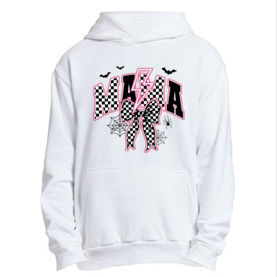 Spooky Mama Coquette Bow Halloween Urban Pullover Hoodie