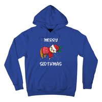 Sloth Merry Christmas Santa Sloth Merry Slothmas Funny Gift Hoodie