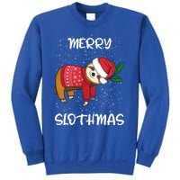 Sloth Merry Christmas Santa Sloth Merry Slothmas Funny Gift Sweatshirt