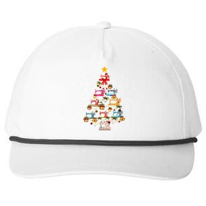 Sewing Machine Christmas Tree Christmas Ornament Snapback Five-Panel Rope Hat